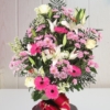 Ramo Funerario tonos Rosas