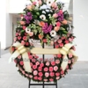 Corona Funeraria Superior Rosa