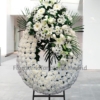 Corona Lagrima Clavel Blanco